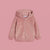 Sinsay Girl's Pastel Pink Embossed Heart Pattern Jacket