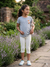 Max & Ile Girl's White Cropped Leggings | Max & Ile In Lebanon