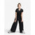 Sinsay Girl's Black Wide-Leg Pajama Bottoms