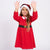 Sinsay Girl Red Long-Sleeve Holiday Dress