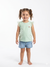 Ativo Baby Girl's Mint Green Sheer Ruffle Sleeve Blouse | Ativo In Lebanon