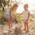 Sinsay Girl's Blue & Cream Seashell Print Pack Of 2 Shorts
