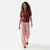 Sinsay Women's Dusty Pink Wide-Leg Trousers