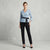 Alex Evenings Women's Light Blue Lace Blouse