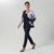 Muse For Maggy London Women's Multicolor Relaxed-Fit Open Front Blazer