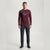 Tommy Hilfiger Men's Maroon Chest Logo Print Pajama Top