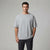 Club Room Men's Grey Plain Crewneck T-Shirt