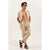Sinsay Men's Beige Straight Fit Linen-Blend Trousers
