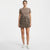 Sinsay Women's Grey & Brown Checkered Mini Skirt