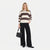 Sinsay Women's Black Classic Wide-Leg Trousers