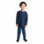 Sinsay Boy's Washed Navy Relaxed Fit Pants