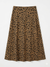Olalook Women's Brown Classic Leopard Maxi Skirt | Olalook In Lebanon