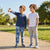 Sinsay Boy's Blue & Grey Printed Pack Of 2 Sweatpants