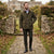 Lauren Ralph Lauren Men's Olive Green Diamond-Quilted Jacket