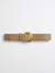 SD Women's Beige Wide Leather Belt | SD In Lebanon