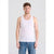 Sinsay Men's White Basic Tank Top