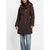 Guess Women's Brown Hooded Puffer Long Coat