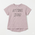 Zara Girl's Light Purple " A True Star " Open Back T-Shirt | Zara In Lebanon