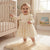 Sinsay Baby Girl's Cream Shiny Gold Bow Print Dress