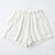 Zara Girl's White Cotton Linen-Blend Short With Drawstring Waist | Zara In Lebanon