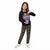 Sinsay Girl's Black Floral Skeleton Graphic Pajama Set
