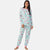 Cuddl Duds Women's Multicolor Petite Car Print Long-Sleeves Pajama Set