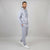 Blu Rock Men's Grey Fleece 2-Pieces Pajama Set