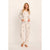 Sinsay Women's Off White All-Over Patterned Print Pajama Set