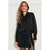Sinsay Women's Black Sequin-Embellished Knit Mini Skirt