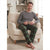 SD Men's Multicolor Plaid Flannel Pajama Bottom