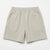 Beige shorts on a white background