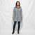 Andrew Marc Women's Light Teal Faux-Fur Collar Puffer Coat