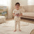 Sinsay Boy's Off White All-Over Bear Printed Pajama Set