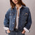 Calvin Klein Women's Dark Blue Classic Denim Jacket