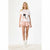 Sinsay Women's White & Dusty Rose Ruffled Short Pajama Set