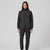 Mondetta Women's Dark Grey Mock Neck Relaxed Jacket
