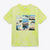 Zara Boy's Lime Green "Las Angeles" Graphic Cotton T-Shirt | Zara In Lebanon