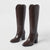 A New Day Women's Brown Block Heel Cairo Boots