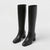 Universal Thread Women's Black Square Toe Heeled Boots