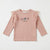 Zara Girl's Dusty Rose "Let's Fly Away" Embroidery Long Sleeve Blouse | Zara In Lebanon