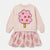 Zara Girl's Light Pink All Over Apple Tree Print Dress | Zara In Lebanon