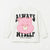 Zara Baby Girl's White "Always Myself" Graphic Sweatshirt | Zara In Lebanon