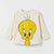 Zara Baby Girl's Off White Tweety Graphic Blouse | Zara In Lebanon