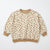 Zara Girl's Beige Floral Crewneck Pullover Sweatshirt | Zara In Lebanon