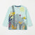 Zara Baby Boy's Light Blue All Over Printed Blouse | Zara In Lebanon