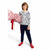 Sinsay Boy's Navy & White Patterned Pajama Set