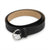 Michael Kors Women's Black Leather Pebble Belt