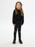 Sinsay Girl's Black Cat Face Graphic Leggings