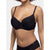 Dorina Women's Black Elegant Striped Underwire Bra