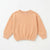 Zara Baby Girl's Peach Waffle Knit Pullover Sweatshirt | Zara In Lebanon